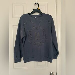 NWOT Women’s Disney Navy Mickey Mouse Crewneck Sweater